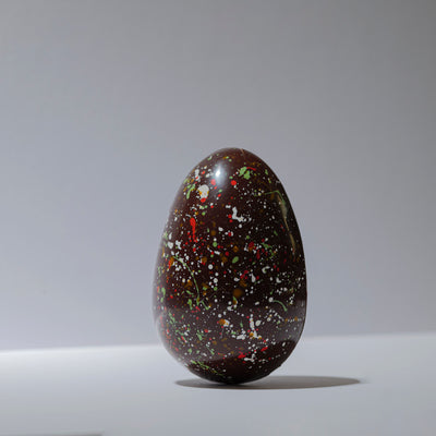 Dark Chocolate Speckled Easter Egg